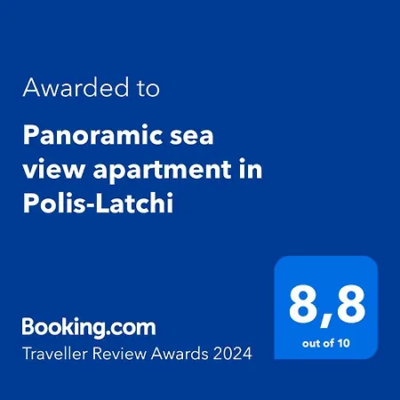 Panoramic Sea View In Polis-latchi 아파트 *